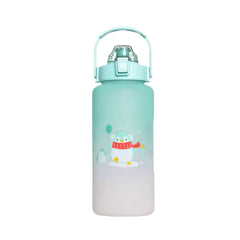 LARGE CHILL CHAMP WATER BOTTLE WITH STRAW