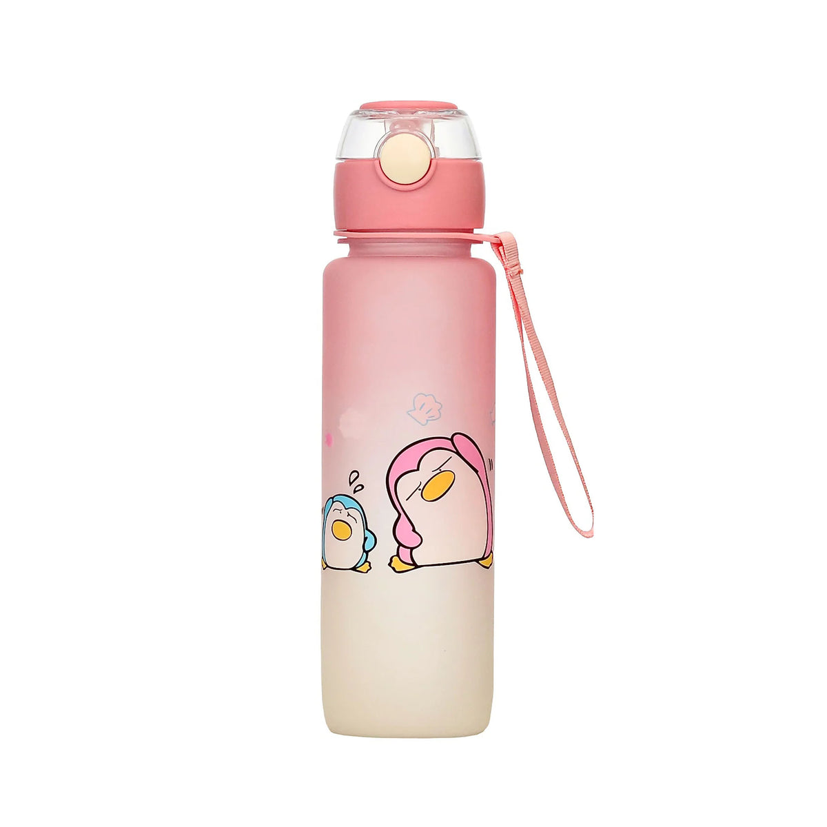 MEDIUM PENGUIN POP WATER BOTTLE WITH STRAW