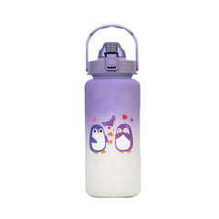 LARGE NIGHT OWLS WATER BOTTLE WITH STRAW