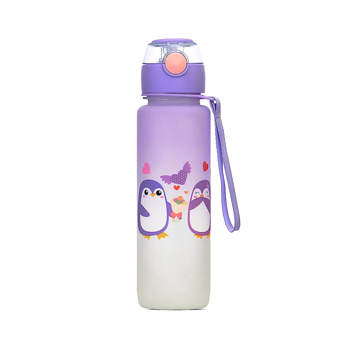 MEDIUM NIGHT OWLS WATER BOTTLE WITH STRAW