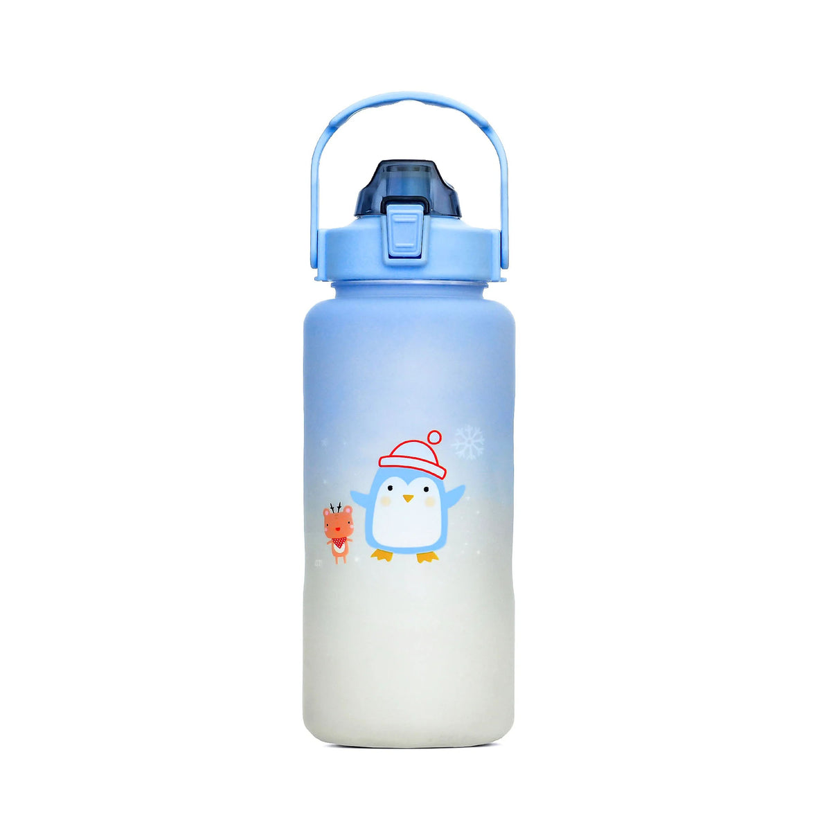 LARGE BLUMIST WATER BOTTLE WITH STRAW