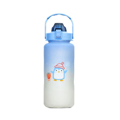 LARGE BLUMIST WATER BOTTLE WITH STRAW
