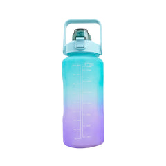 LARGE BLUEBERRY WATER BOTTLE WITH STRAW