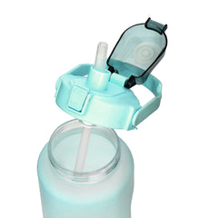 3 PCS WATER BOTTLES WITH STRAW
