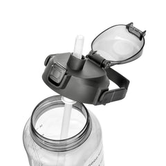 3 PCS TRANPARENT WATER BOTTLES WITH STRAW