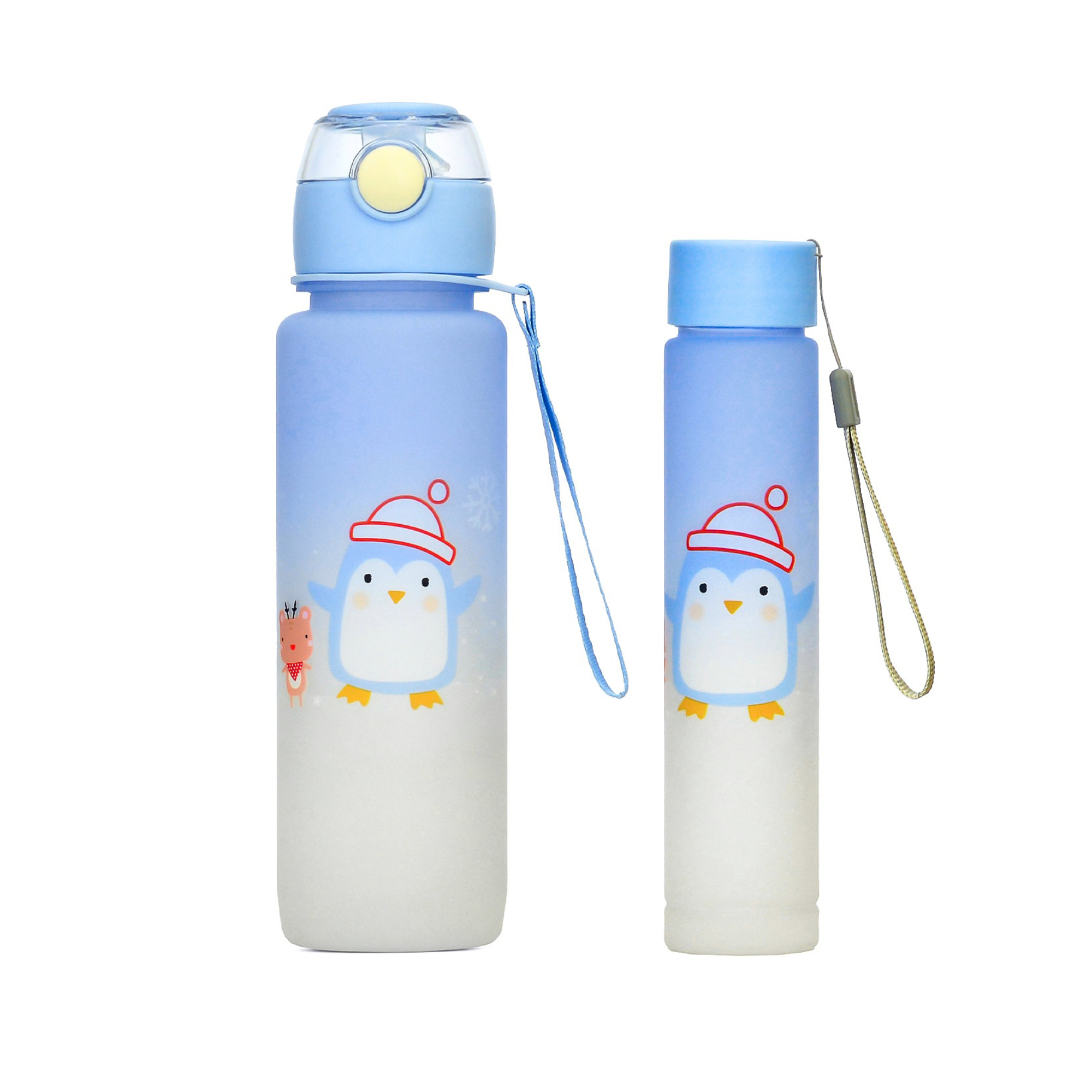 3PCS WATER BOTTLE WITH STRAW