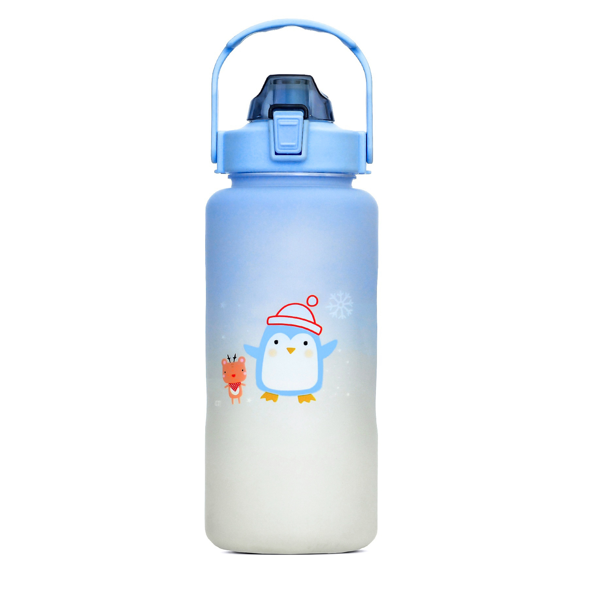 3PCS WATER BOTTLE WITH STRAW